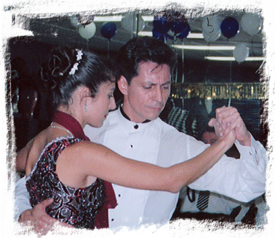 Veronica and Claudio dance the Argentine Tango